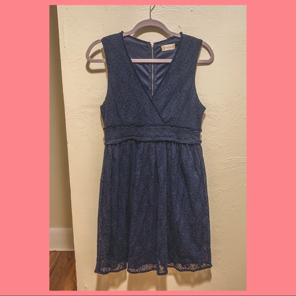 Navy Blue Lace Altar’d State Dress